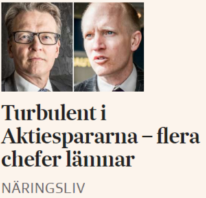 turbulent i aktiespararna