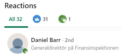 Daniel Barr gillar ett inlägg på Linkedin